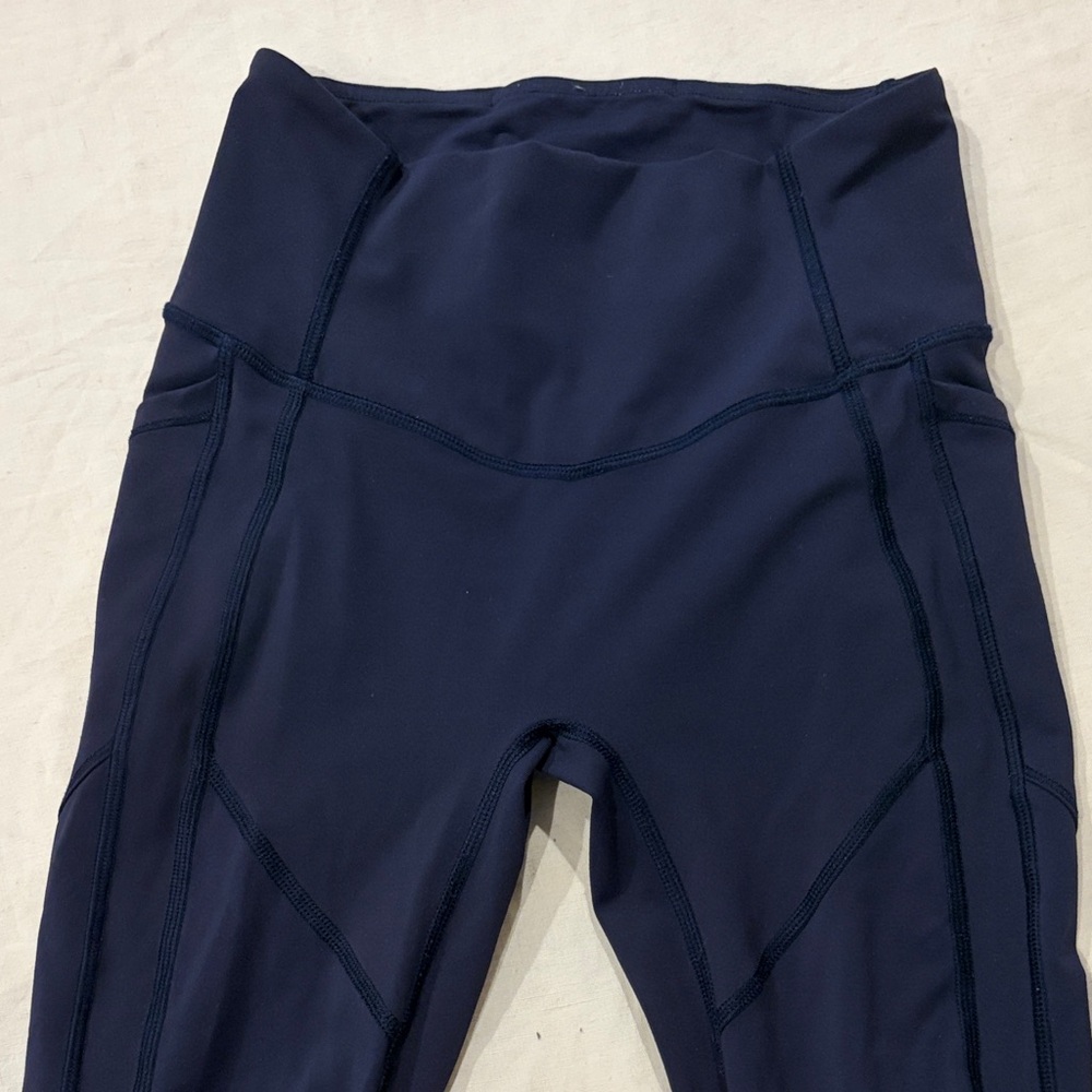 lululemon athletica Kids Navy Blue High-Waist Leggings